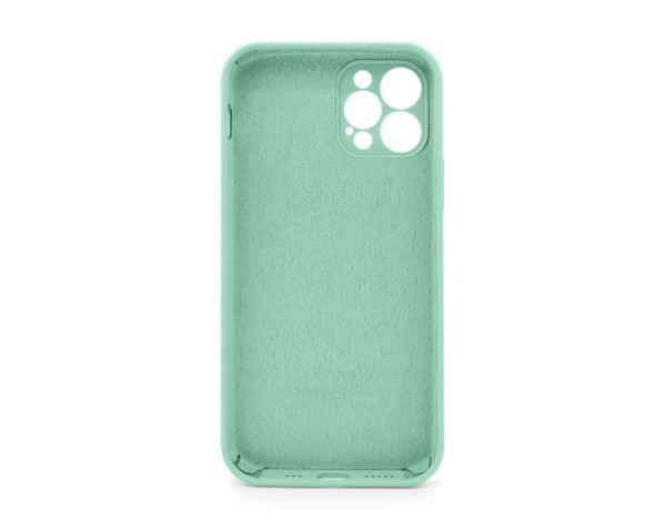 Чохол Full Silicone Case для Apple iPhone 12 Pro Max new blue (67) закрита камера (без логотипу)