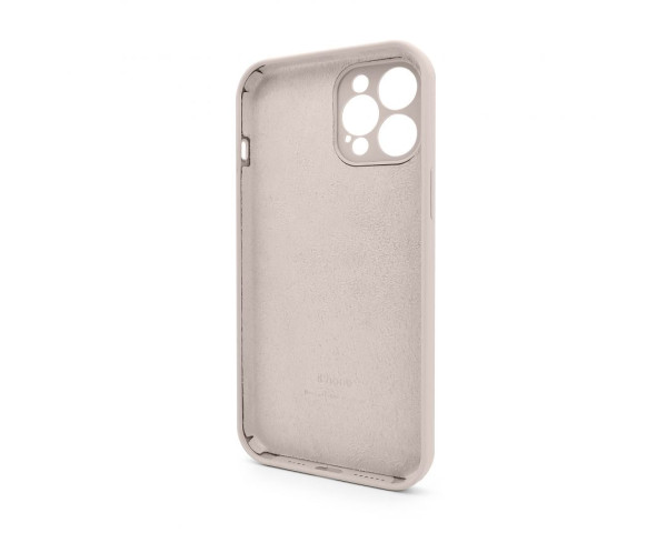 Чохол Full Silicone Case для Apple iPhone 12 Pro Max grey pink (73) закрита камера (без логотипу)