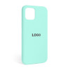 Чохол Full Silicone Case для Apple iPhone 12, 12 Pro sea blue (21)
