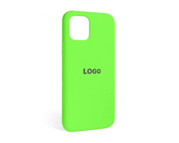 Чехол Full Silicone Case для Apple iPhone 12, 12 Pro shiny green (40)