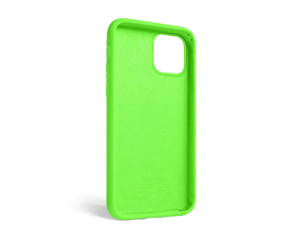 Чехол Full Silicone Case для Apple iPhone 12, 12 Pro shiny green (40)