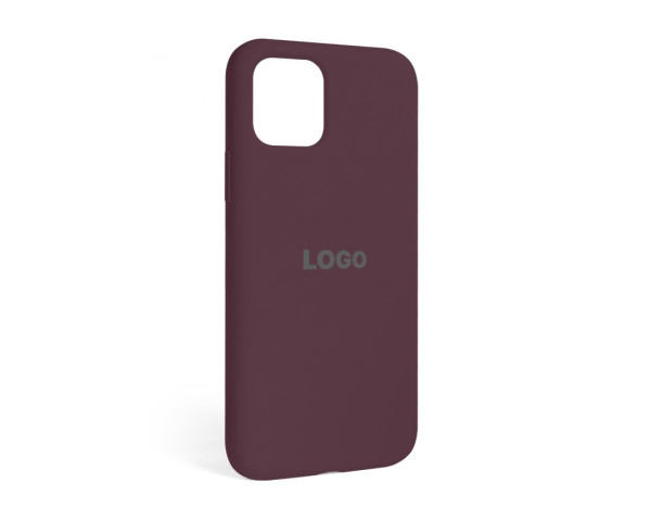 Чохол Full Silicone Case для Apple iPhone 12, 12 Pro maroon (42)