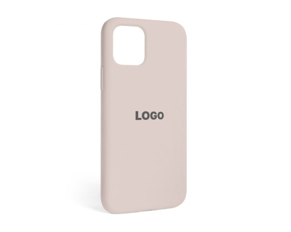 Чехол Full Silicone Case для Apple iPhone 12, 12 Pro grey pink (73)