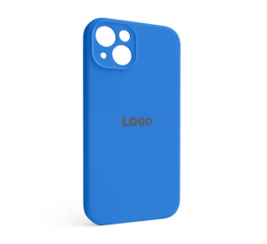 Чехол Full Silicone Case для Apple iPhone 13 royal blue (03) закрытая камера