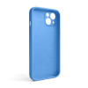 Чехол Full Silicone Case для Apple iPhone 13 royal blue (3) закрытая камера (без логотипа)