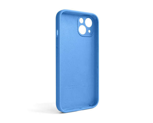 Чехол Full Silicone Case для Apple iPhone 13 royal blue (3) закрытая камера (без логотипа)