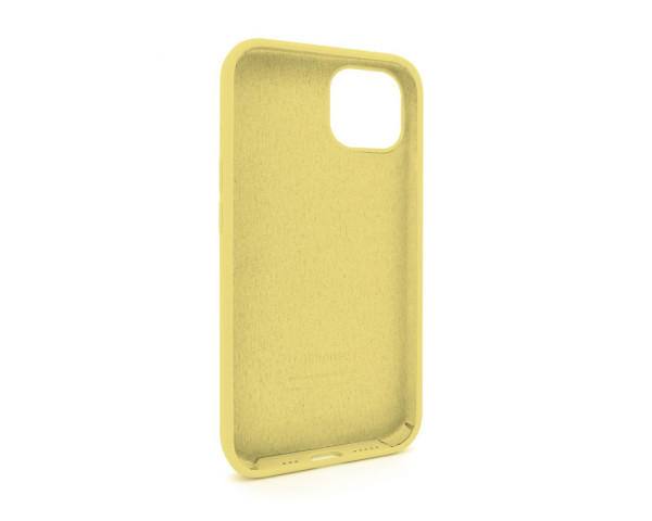 Чехол Full Silicone Case для Apple iPhone 13 yellow (04)