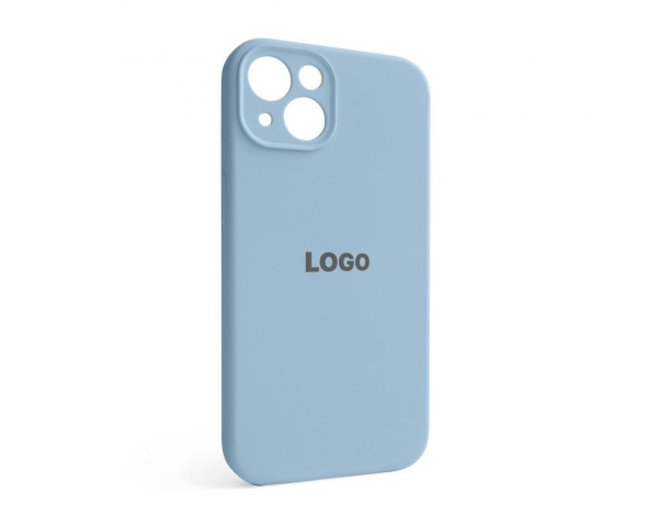 Чохол Full Silicone Case для Apple iPhone 13 light blue (05) закрита камера