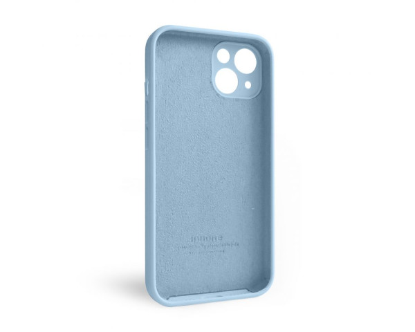 Чохол Full Silicone Case для Apple iPhone 13 light blue (05) закрита камера