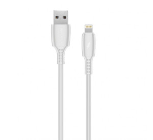 Кабель USB WALKER C308 Lightning white