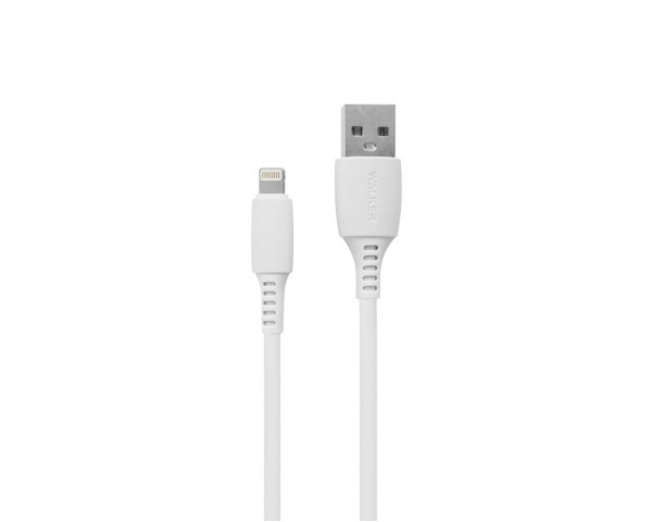 Кабель USB WALKER C308 Lightning white