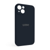 Чохол Full Silicone Case для Apple iPhone 13 dark blue (08) закрита камера