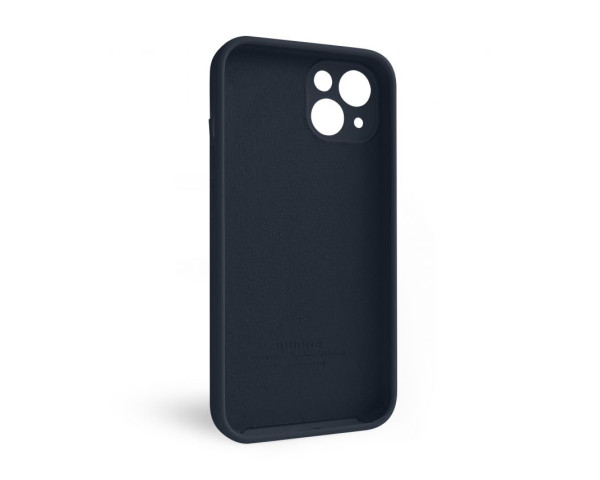 Чохол Full Silicone Case для Apple iPhone 13 dark blue (08) закрита камера
