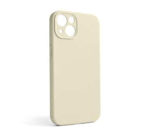 Чохол Full Silicone Case для Apple iPhone 13 antique white (10) закрита камера (без логотипу)