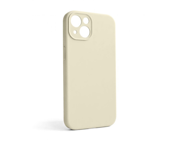 Чохол Full Silicone Case для Apple iPhone 13 antique white (10) закрита камера (без логотипу)