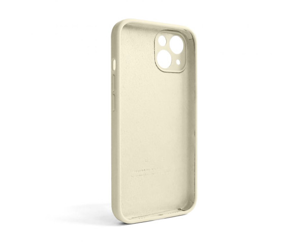 Чохол Full Silicone Case для Apple iPhone 13 antique white (10) закрита камера (без логотипу)