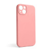 Чохол Full Silicone Case для Apple iPhone 13 light pink (12) закрита камера (без логотипу)