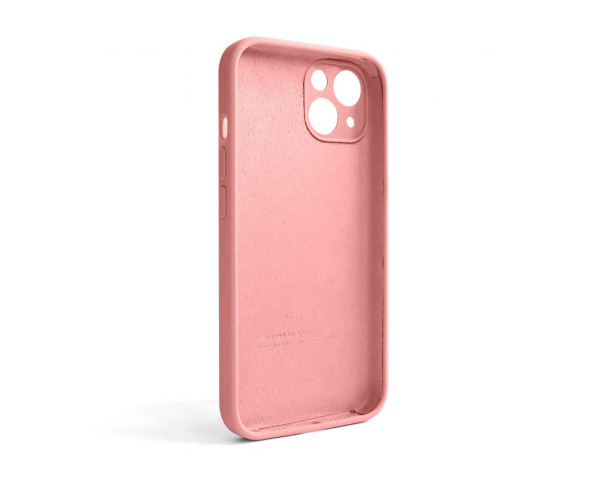 Чохол Full Silicone Case для Apple iPhone 13 light pink (12) закрита камера (без логотипу)
