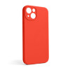 Чехол Full Silicone Case для Apple iPhone 13 orange (13) закрытая камера (без логотипа)