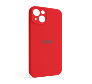 Чехол Full Silicone Case для Apple iPhone 13 red (14) закрытая камера