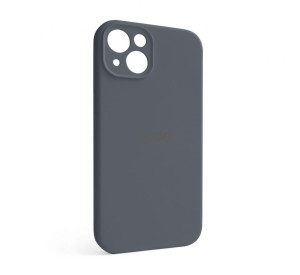 Чохол Full Silicone Case для Apple iPhone 13 dark grey (15) закрита камера