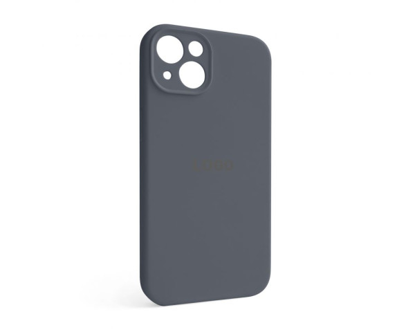 Чохол Full Silicone Case для Apple iPhone 13 dark grey (15) закрита камера