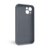 Чохол Full Silicone Case для Apple iPhone 13 dark grey (15) закрита камера