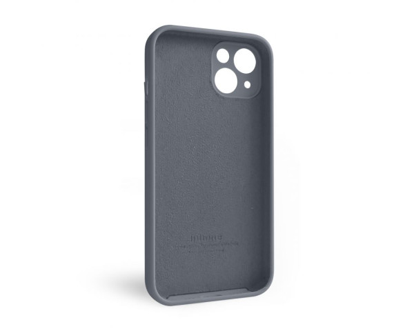 Чохол Full Silicone Case для Apple iPhone 13 dark grey (15) закрита камера