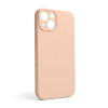 Чохол Full Silicone Case для Apple iPhone 13 nude (19) закрита камера (без логотипу)