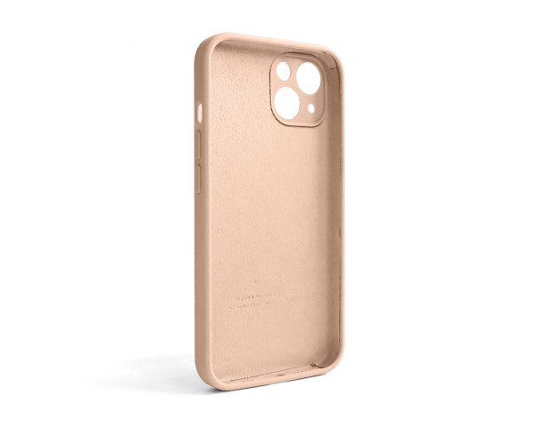 Чохол Full Silicone Case для Apple iPhone 13 nude (19) закрита камера (без логотипу)