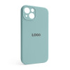 Чехол Full Silicone Case для Apple iPhone 13 sea blue (21) закрытая камера