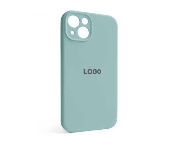 Чехол Full Silicone Case для Apple iPhone 13 sea blue (21) закрытая камера