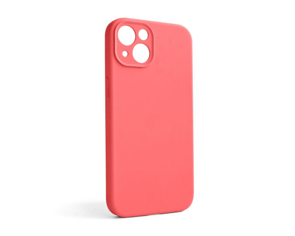 Чохол Full Silicone Case для Apple iPhone 13 peach (30) закрита камера (без логотипу)
