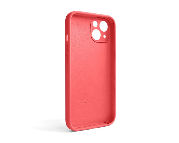 Чохол Full Silicone Case для Apple iPhone 13 peach (30) закрита камера (без логотипу)