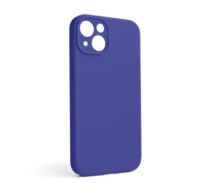 Чехол Full Silicone Case для Apple iPhone 13 purple (34) закрытая камера (без логотипа)