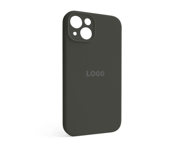 Чохол Full Silicone Case для Apple iPhone 13 dark olive (35) закрита камера