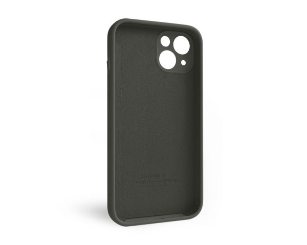 Чохол Full Silicone Case для Apple iPhone 13 dark olive (35) закрита камера