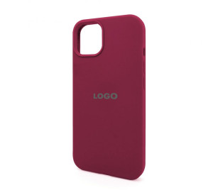 Чехол Full Silicone Case для Apple iPhone 13 rose red (37)