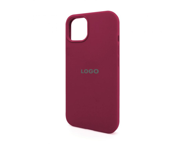 Чехол Full Silicone Case для Apple iPhone 13 rose red (37)