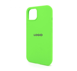 Чехол Full Silicone Case для Apple iPhone 13 shiny green (40)