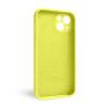 Чехол Full Silicone Case для Apple iPhone 13 flash lime (41) закрытая камера