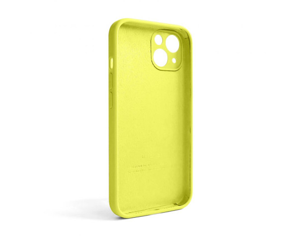 Чехол Full Silicone Case для Apple iPhone 13 flash lime (41) закрытая камера (без логотипа)