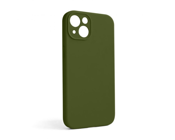 Чохол Full Silicone Case для Apple iPhone 13 army green (45) закрита камера (без логотипу)