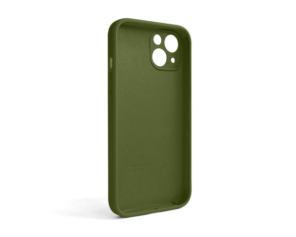 Чохол Full Silicone Case для Apple iPhone 13 army green (45) закрита камера (без логотипу)