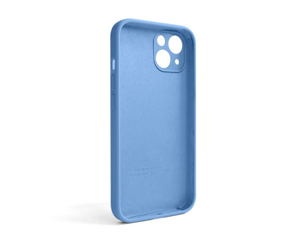 Чохол Full Silicone Case для Apple iPhone 13 cornflower (53) закрита камера (без логотипу)