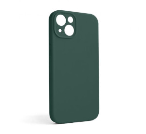 Чохол Full Silicone Case для Apple iPhone 13 pine green (55) закрита камера (без логотипу)