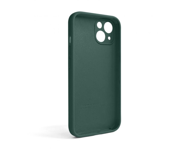 Чохол Full Silicone Case для Apple iPhone 13 pine green (55) закрита камера (без логотипу)