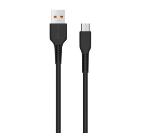 Кабель USB WALKER C315 Micro black