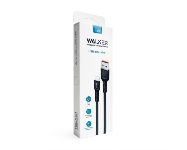 Кабель USB WALKER C315 Micro black