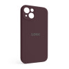 Чехол Full Silicone Case для Apple iPhone 13 plum (57) закрытая камера